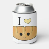 パンフランスのラブ引用文ベーカリー漫画バゲット 缶クーラー (缶裏面)