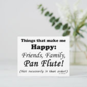 パンフルートで幸せ ポストカード (スタンド正面)
