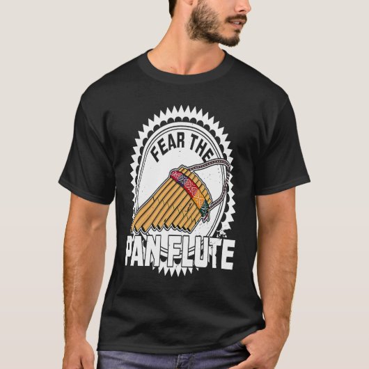パンフルートミュージカル楽器5 Tシャツ (正面)