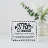 パンフルート免許 ポストカード (スタンド正面)