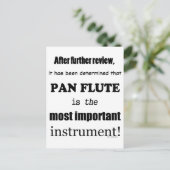 パンフルート最重要楽器 ポストカード (スタンド正面)