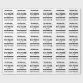 パンフルート最重要楽器 ラッピングペーパー (フラット)