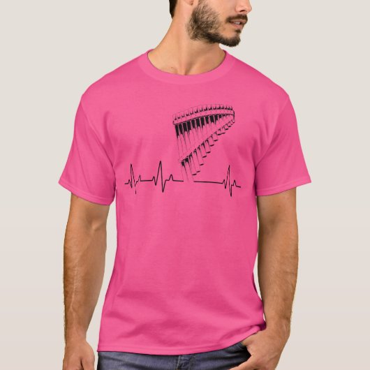 パンフルート楽器パンフルート Tシャツ (正面)