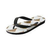 パンフルート/パンパイプアニメイラストレーション キッズビーチサンダル (アングル)