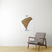 パンフルート/パンパイプアニメイラストレーション タペストリー (インサイチュ)