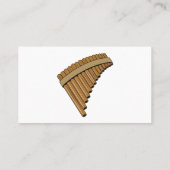 パンフルート/パンパイプアニメイラストレーション 名刺 (裏面)