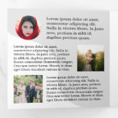 パンフレットのバズマーケティング 三つ折りクリスマスカード (内部最初)