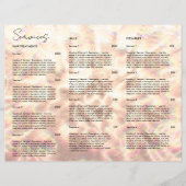 パンフレットエレガントバラ金ゴールド価格表 (裏面)