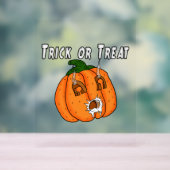 パンプキおもしろいンいけなギフトいたずらハロウィーン アクリルサイン (ニュートラル)