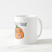 パンプキおもしろいンいけなギフトいたずらハロウィーン コーヒーマグカップ (正面右)