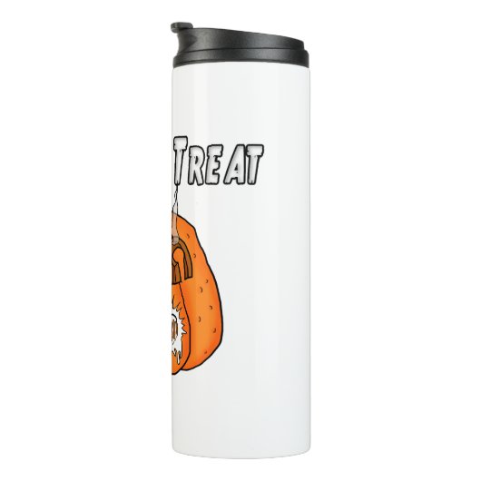 パンプキおもしろいンいけなギフトいたずらハロウィーン タンブラー (回転右)