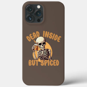 パンプキおもしろいンのスパイス、内側に死んでいるがスパイス iPhone 13 PRO MAXケース