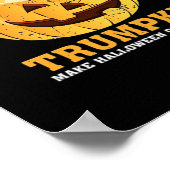 パンプキおもしろいントランプキンハロウィーン ポスター (角)