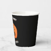 パンプキおもしろいンハロウィーンキャンディギフト 紙コップ (左)