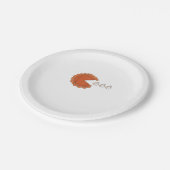 パンプキおもしろいンパイ食べパイ2020ホイップ感謝していクリーム ペーパープレート (アングル)