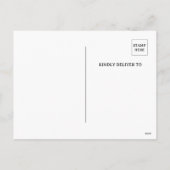 パンプキおもしろいン彫刻招待状はがき シーズンポストカード (裏面)