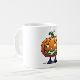 パンプキおもしろいン白熱［赤熱］光を放つ顔ハロウィンマグコーヒーカップ コーヒーマグカップ