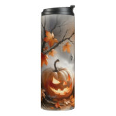 パンプキお洒落ンと幽霊のハロウィーンのシーン タンブラー (回転左)