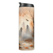 パンプキお洒落ンと幽霊のハロウィーンのシーン タンブラー (回転右)