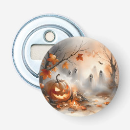 パンプキお洒落ンと幽霊のハロウィーンのシーン 栓抜き