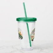 パンプキお洒落ンに乗る アクリルタンブラー (左)