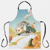 パンプキお洒落ンに乗る エプロン (正面)