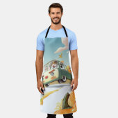 パンプキお洒落ンに乗る エプロン (着用した状態)