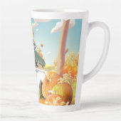 パンプキお洒落ンに乗る カフェラテマグ (右)