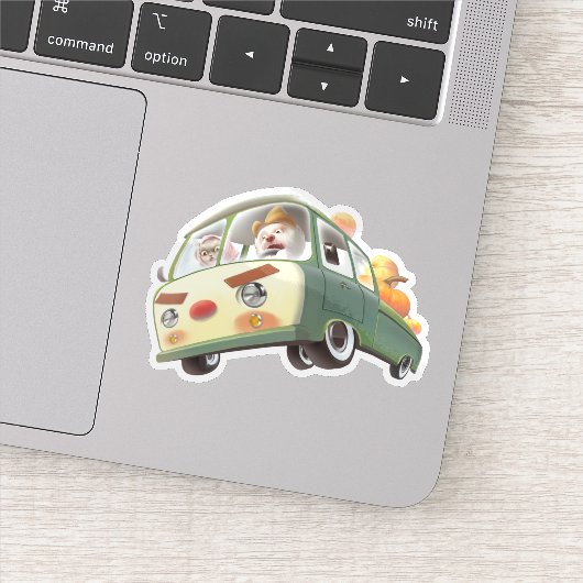 パンプキお洒落ンに乗る シール (詳細)