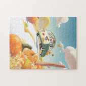 パンプキお洒落ンに乗る ジグソーパズル (横)