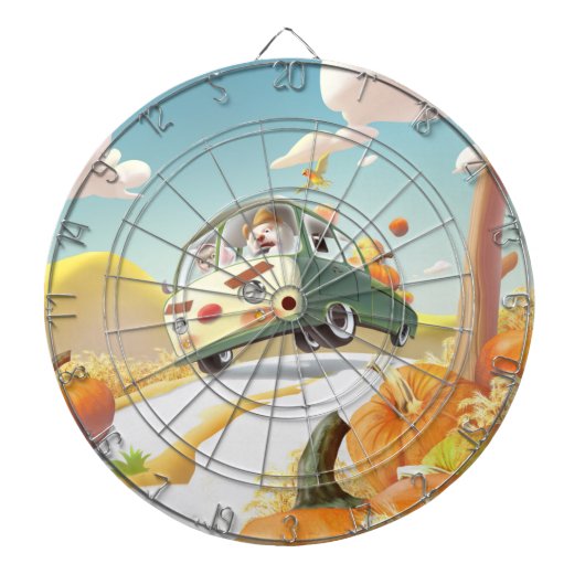 パンプキお洒落ンに乗る ダーツボード (正面)