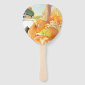 パンプキお洒落ンに乗る ハンドファン (裏面)