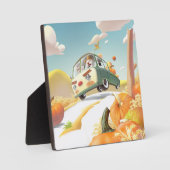 パンプキお洒落ンに乗る フォトプラーク (正面)