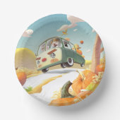 パンプキお洒落ンに乗る ペーパーボウル (正面)