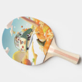 パンプキお洒落ンに乗る 卓球ラケット (横)