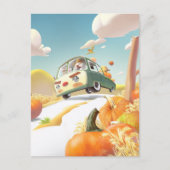 パンプキお洒落ンに乗る 案内ポストカード (正面)