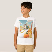 パンプキお洒落ンに乗る Tシャツ (正面フル)