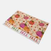 パンプキお洒落ンス紅葉 ドアマット (アングル)