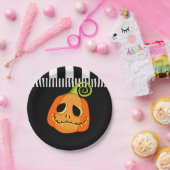 パンプキお洒落ンハローウィンパーティ ペーパープレート (パーティー)
