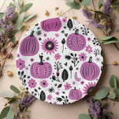 パンプキお洒落ンフローラ感謝祭ディナー ペーパープレート