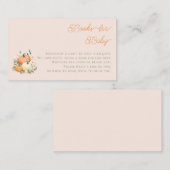 パンプキお洒落ン&ピンクブックベビー エンクロージャーカード (正面/裏面)