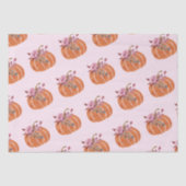 パンプキかわいらしンフローラガーリーピンク誕生日 薄葉紙 (正面)