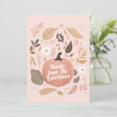 パンプキかわいらしン自然の葉の感謝祭パーティー シーズンカード (スタンド正面)