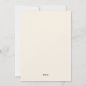 パンプキかわいらしン自然の葉の感謝祭パーティー シーズンカード (裏面)