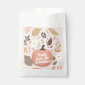 パンプキかわいらしン自然の葉の感謝祭パーティー フェイバーバッグ (正面)