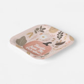 パンプキかわいらしン自然の葉の感謝祭パーティー ペーパープレート (傾斜あり)