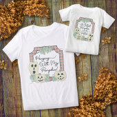 パンプキつるンパステルの色のハロウィーンと トライブレンドＴシャツ