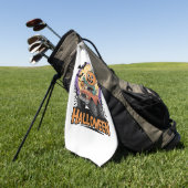 パンプキよくはしゃぐン ゴルフタオル (グリーン)