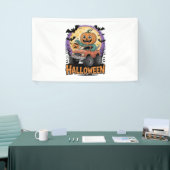 パンプキよくはしゃぐン 横断幕 (トレードショー)