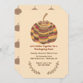 パンプキアステカン招待状 招待状 (正面/裏面)